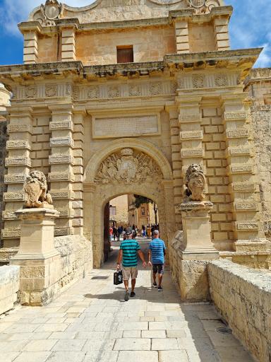 Imposing Mdina Gate